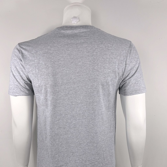 O’NEILL T-SHIT, MENS LIGHT GREY W/ORANGE & YELLOW LOGO, 90%COTTON, 10%POLYESTER - Picture 3 of 11